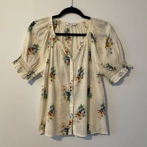 Floral Madewell Blouse